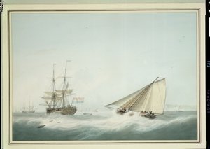 En brigg og en kutter